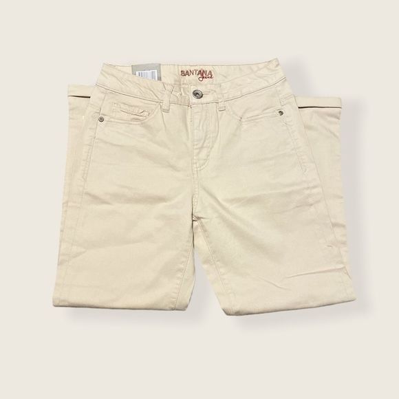 Santana Tummy Control Straight Leg Cropped Jeans 6 - Picture 2 of 9